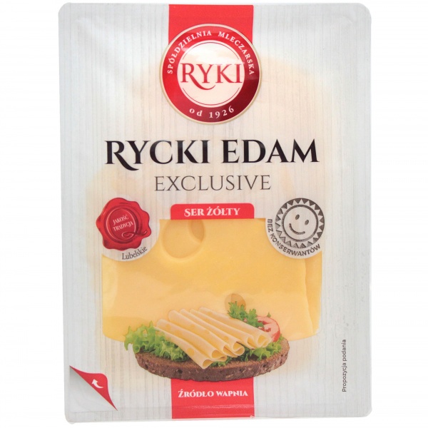 Ser Rycki Edam Plastry 1 Szt 0 150 Kg Ryki Supermarket Internetowy