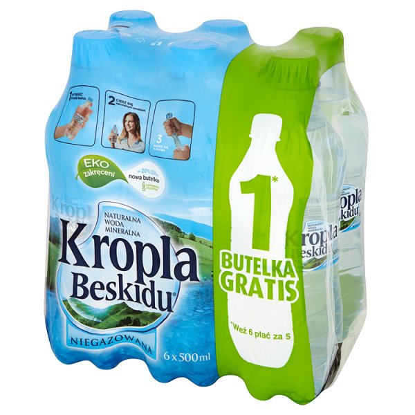 Woda Ng Kropla Beskidu 6x0,5l , 1 Szt/3,000 Litr, Coca-Cola ...