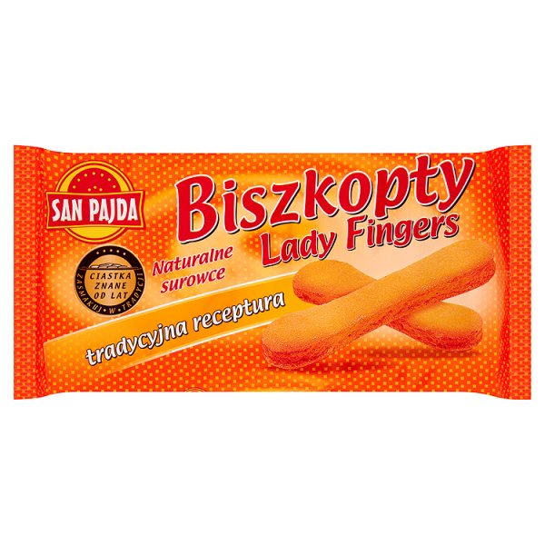 San Pajda Biszkopty Lady Fingers 140 g, 1 szt/0,163 kg, Mondelez Polska