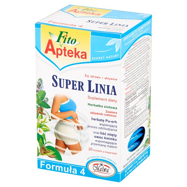 Fito Apteka Suplement Diety Herbatka Ziołowa Super Linia 40 G (20 X 2 G ...