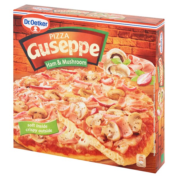 Dr. Oetker Guseppe Pizza z szynką i pieczarkami 425 g, 1 szt/0,425 kg