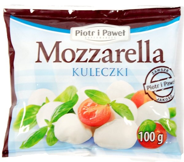 Mozzarella kuleczki Piotr i Paweł, 1 szt/0,100 kg, Piotr i Paweł S.A ...