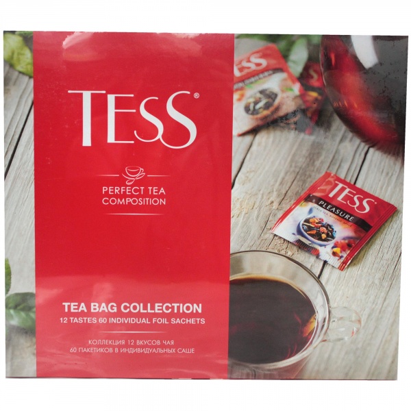 Herbata tess perfect tea composition 12x5. , 1 szt/0,900 kg, Tess