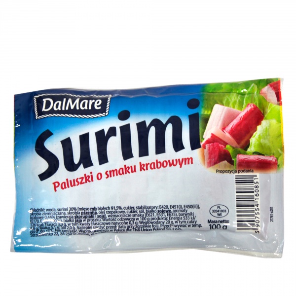 Paluszki krabowe surimi dalmare , 1 szt/0,100 kg, AAKERMAN