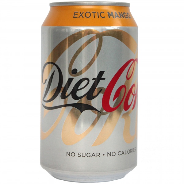 Napój gazowany diet coke exotic mango , 1 szt/0,330 litr, Coca-Cola