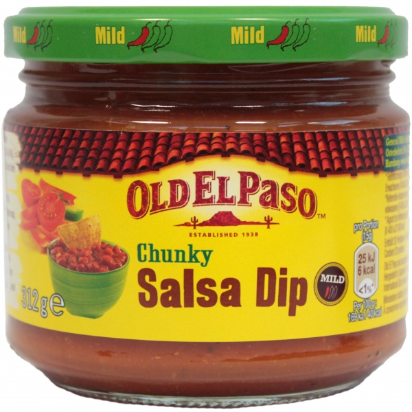 Old el paso Mild chnky salsa dip 312g (046000283272)