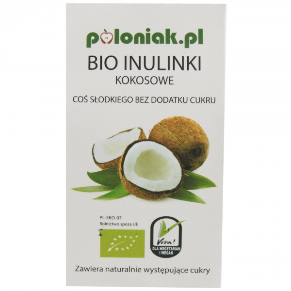 Znalezione obrazy dla zapytania Poloniak Bio Inulinki kokosowe
