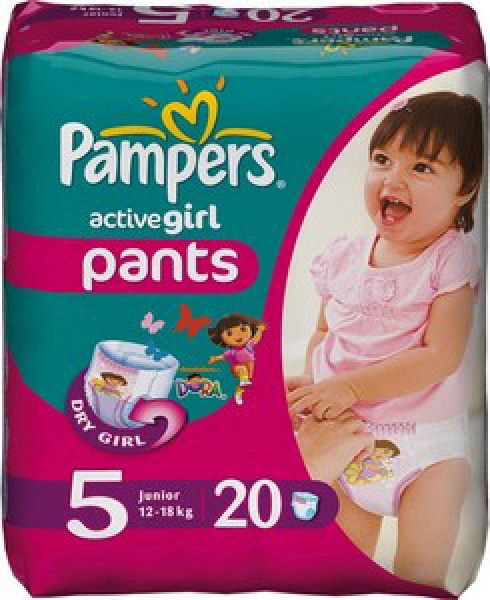 pampers active girl pants
